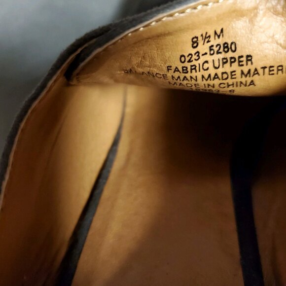 A.N.A. Lace Up Spectator Pumps Booties Womens 8.5 Faux Suede Brown - Picture 4 of 5